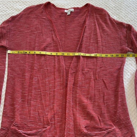 🧡 Women’s Evereve Allison Joy Open Front Cardigan – Size L - Picture 3 of 13